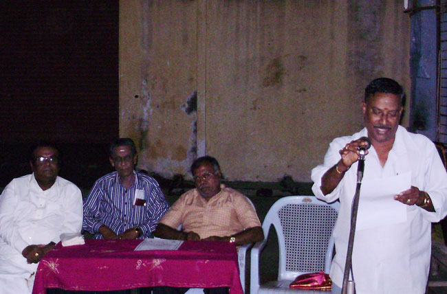Birthday Greetings by Mr.Kothandapaani (President of Kalatheeswaran Temple)