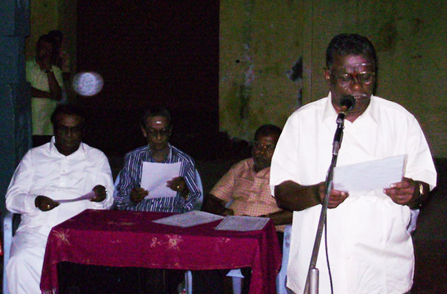 Special Guest :Mr. M.R.Ramasamy Chettiar honoured