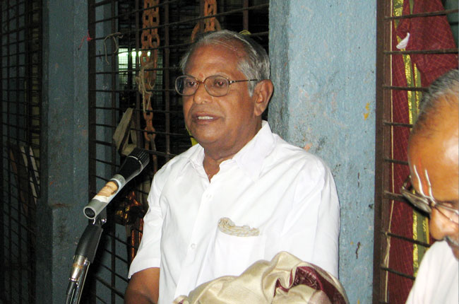 Birthday greetings by Mr.Dhakshnamurthy