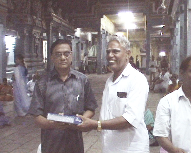 Seventh winner, Mr.K.Radha Krishnanen