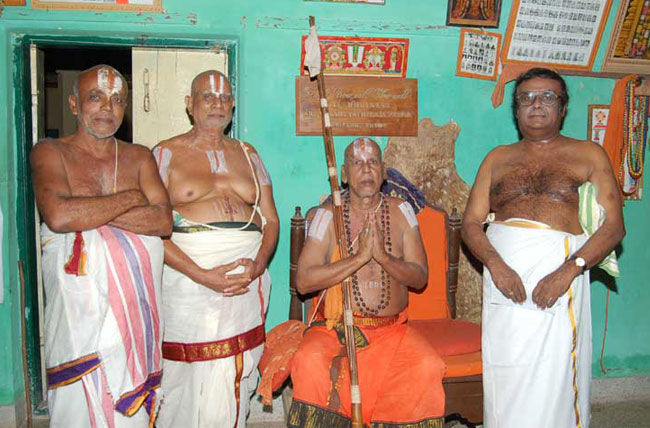 D.A.Joseph with His Holiness Varatha ethiraja Jear - Sriperumbuthur