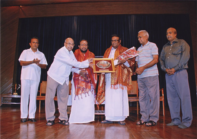 D.A.Joseph honoured by Delhi Tamil Sangam