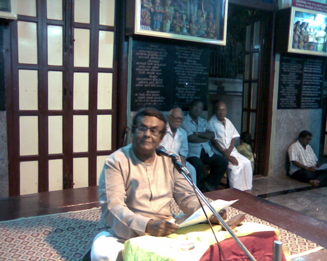 D.A.Joseph delivers his speech