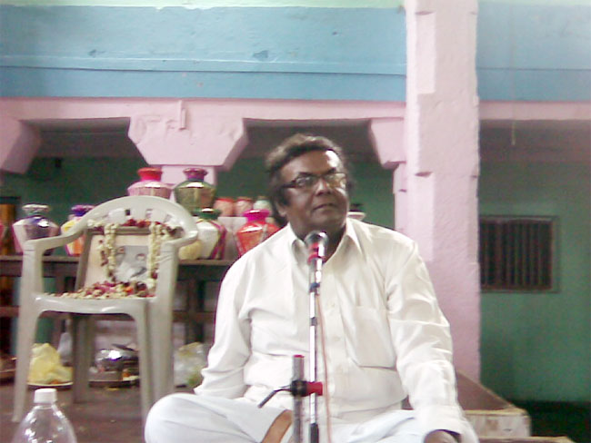 D.A.Joseph speaks on Sri Garuda puranam