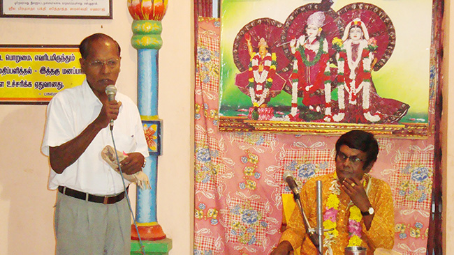 Umari Mr. Kasi velu honours D.A.J