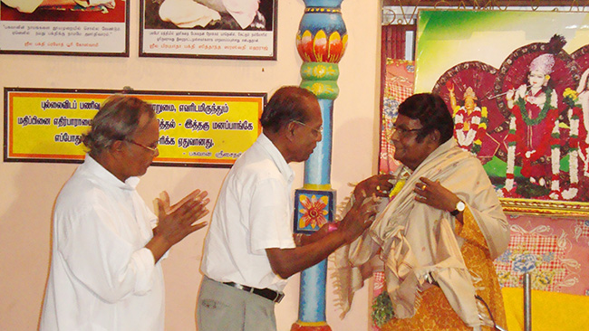 Umari Mr. Kasi velu honours D.A.J