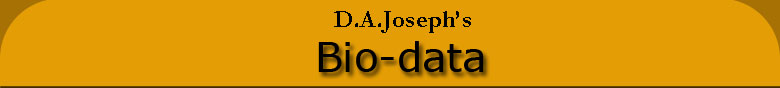 Bio-data banner